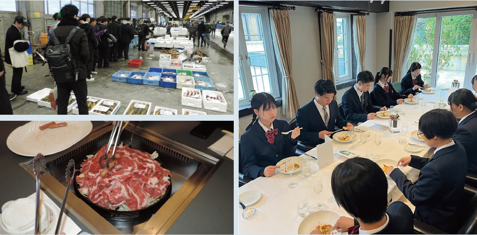 サービス研修、ビュッフェ研修写真