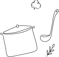 鍋のイラスト